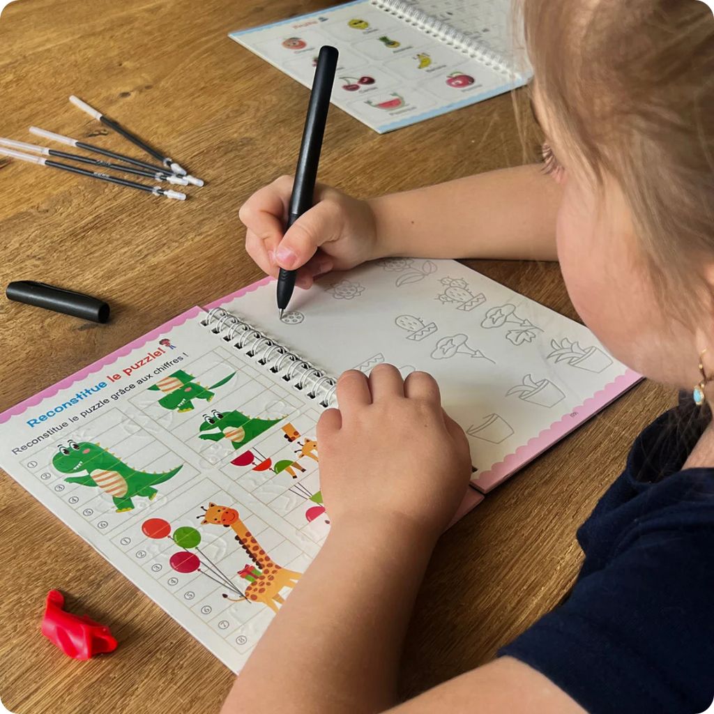Cahiers Magiques Réutilisables – Apprendre à écrire dès 3 ans
